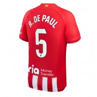 Camisa de time de futebol Atletico Madrid Rodrigo De Paul #5 Replicas 1º Equipamento 2023-24 Manga Curta